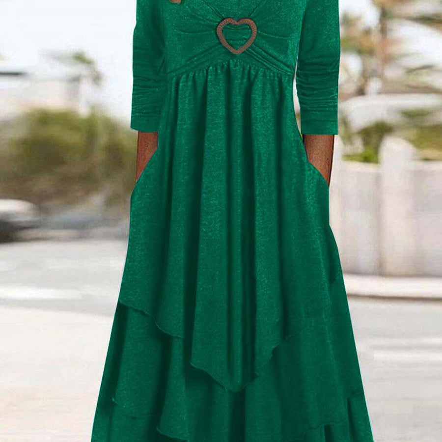 Elegant Romance Tiered Maxi Dress