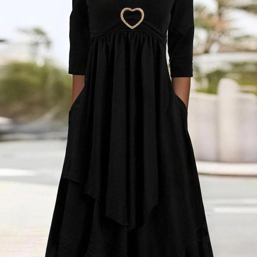 Elegant Romance Tiered Maxi Dress