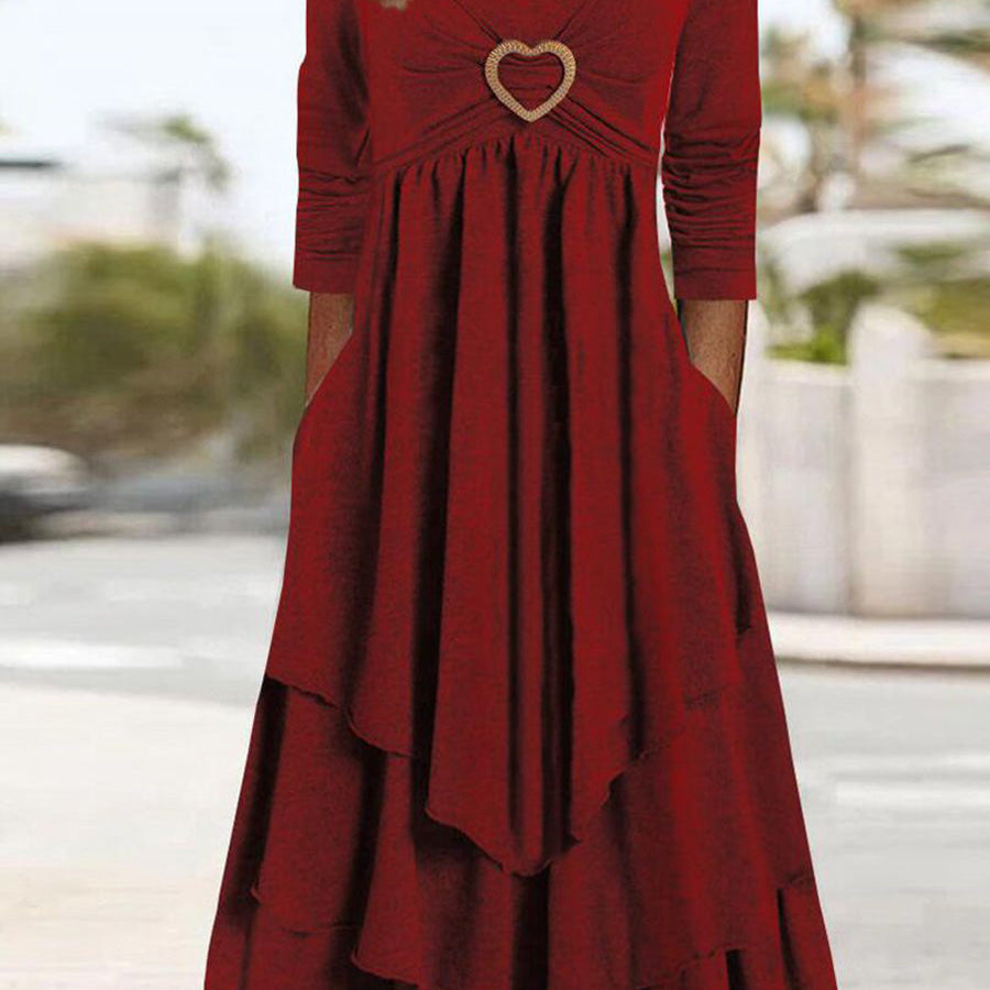 Elegant Romance Tiered Maxi Dress