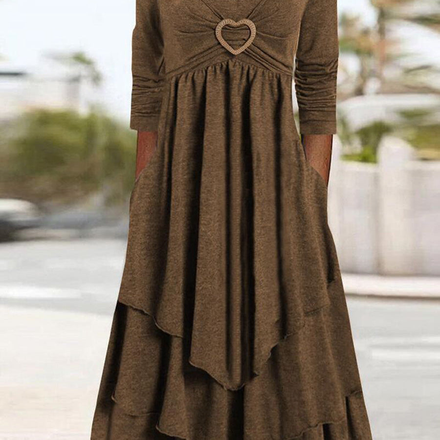 Elegant Romance Tiered Maxi Dress