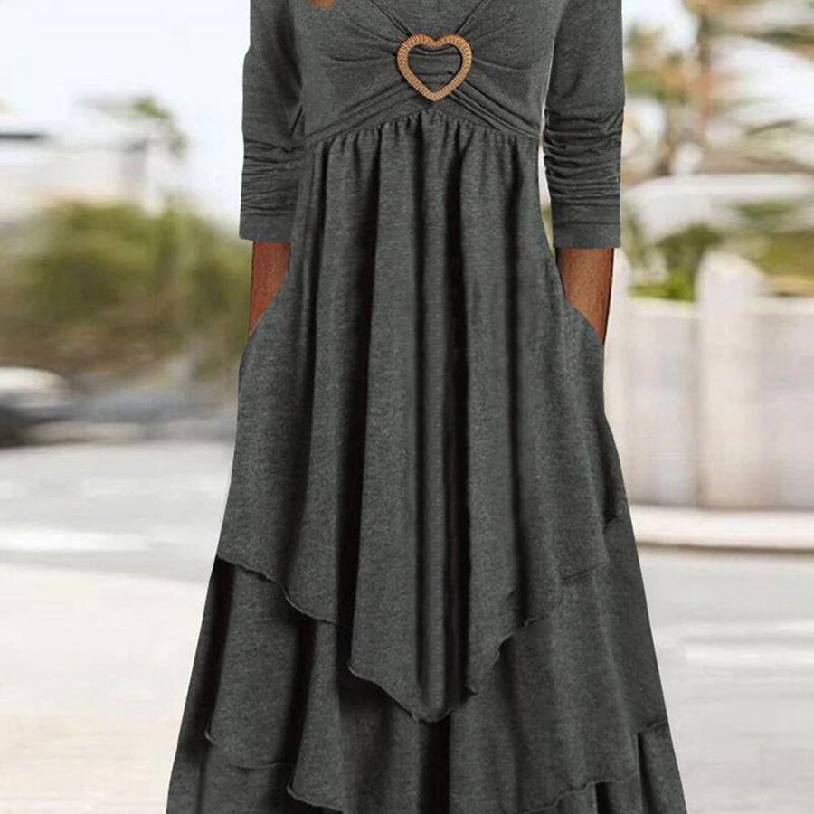 Elegant Romance Tiered Maxi Dress