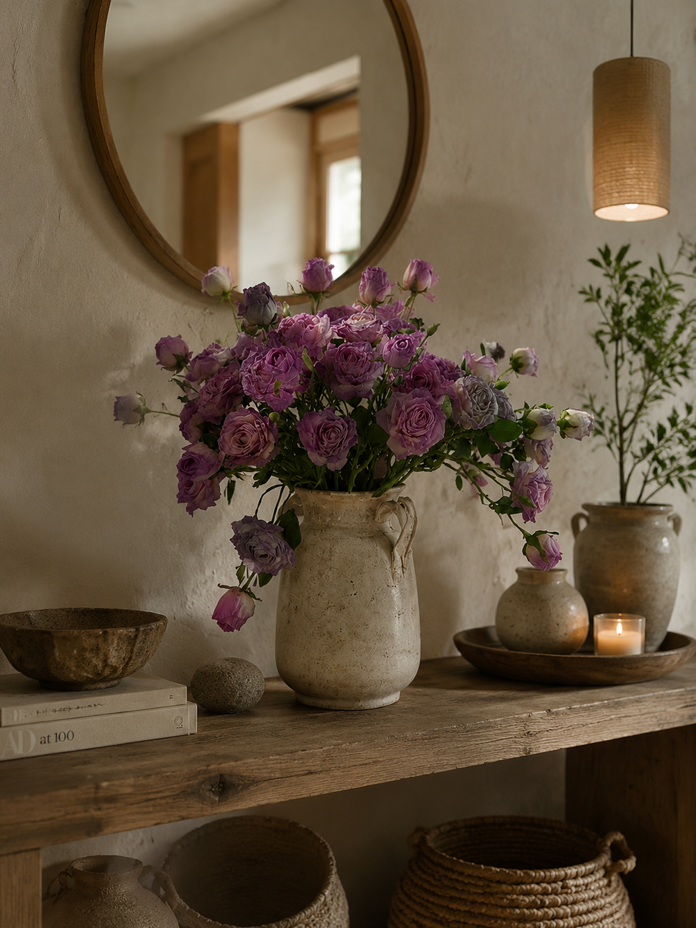 Entryway floral inspiration
