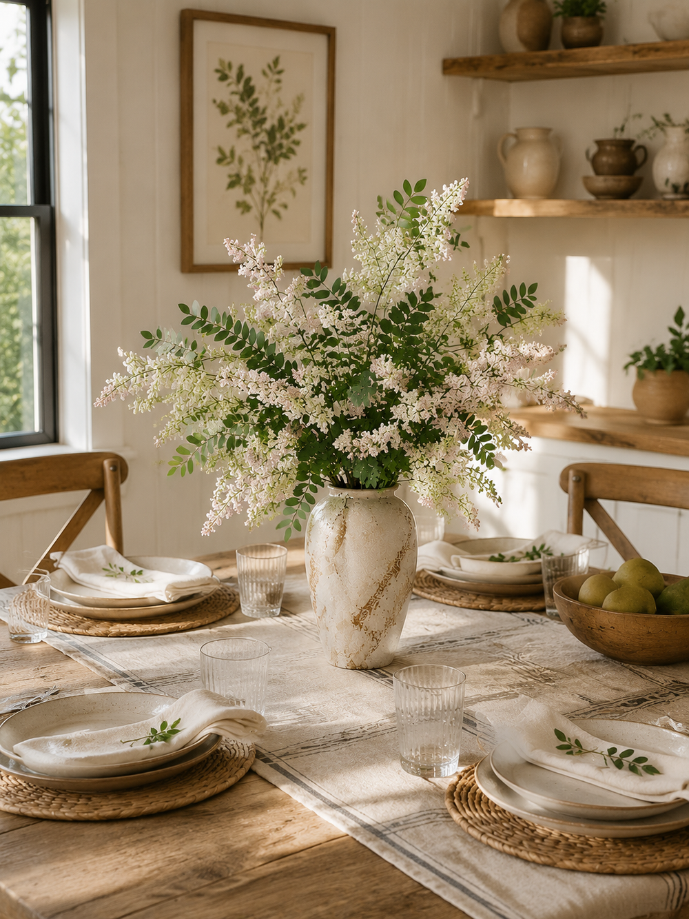 Dining table floral inspiration