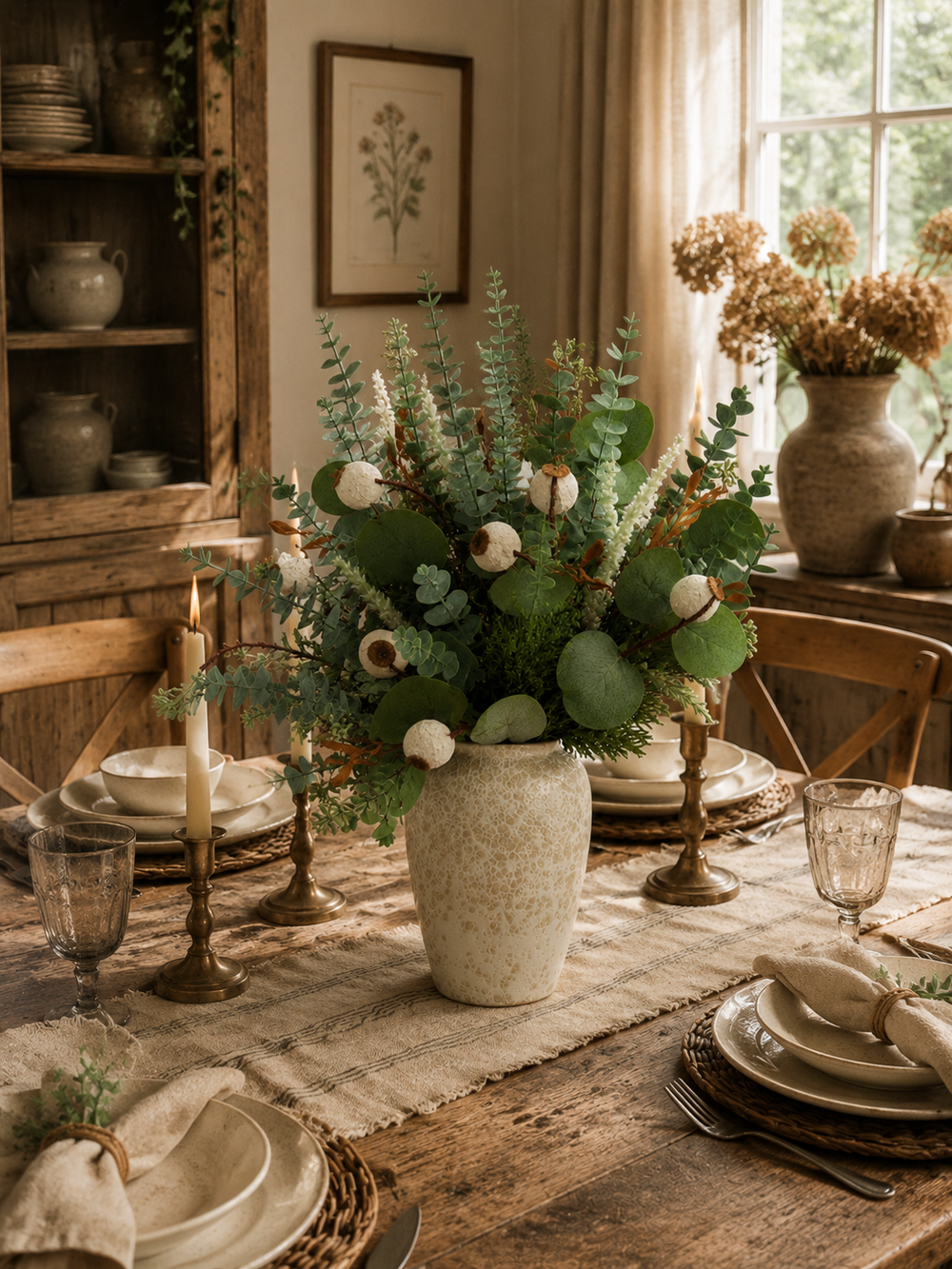 Dining table floral inspiration