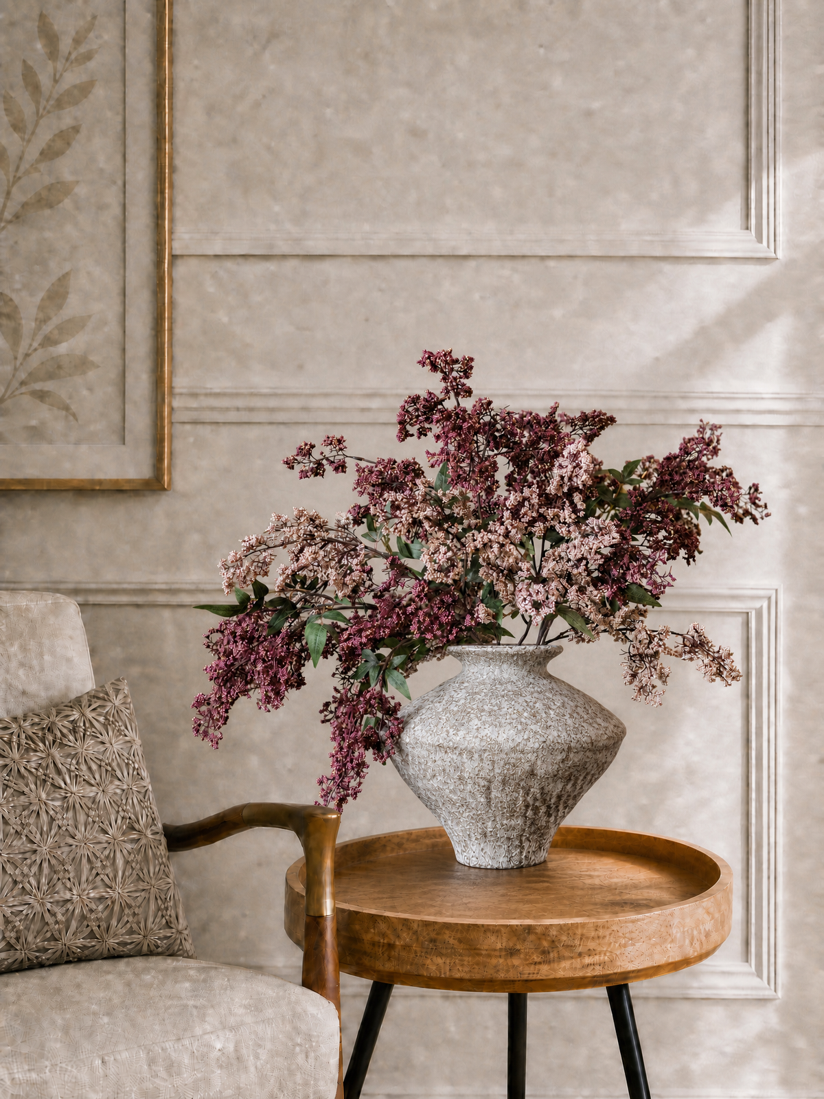 Autumn Nandina Berry Faux Botanical Arrangement