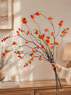 Autumn Red Maple Faux Greenery Arrangement