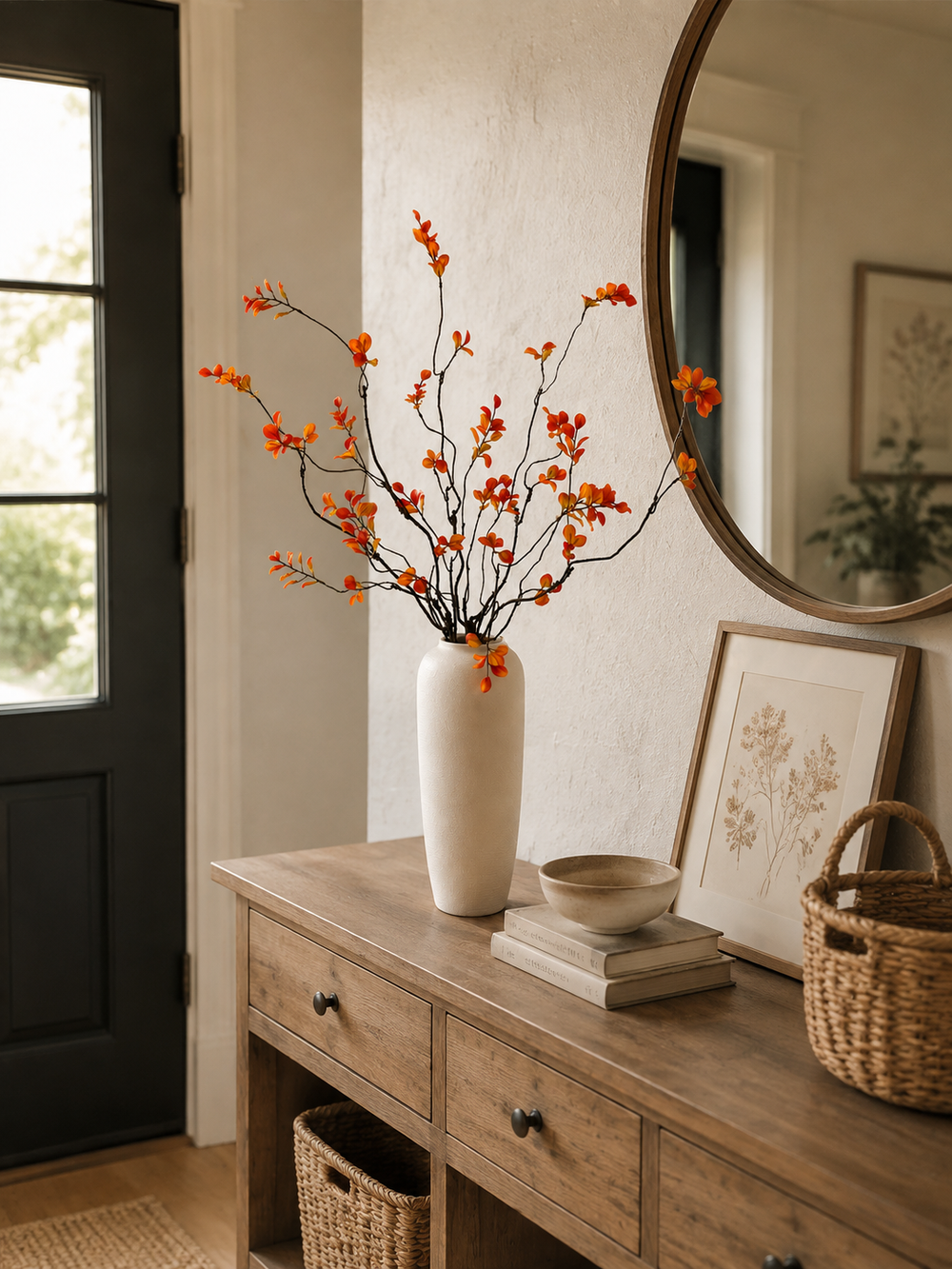 Entryway floral inspiration
