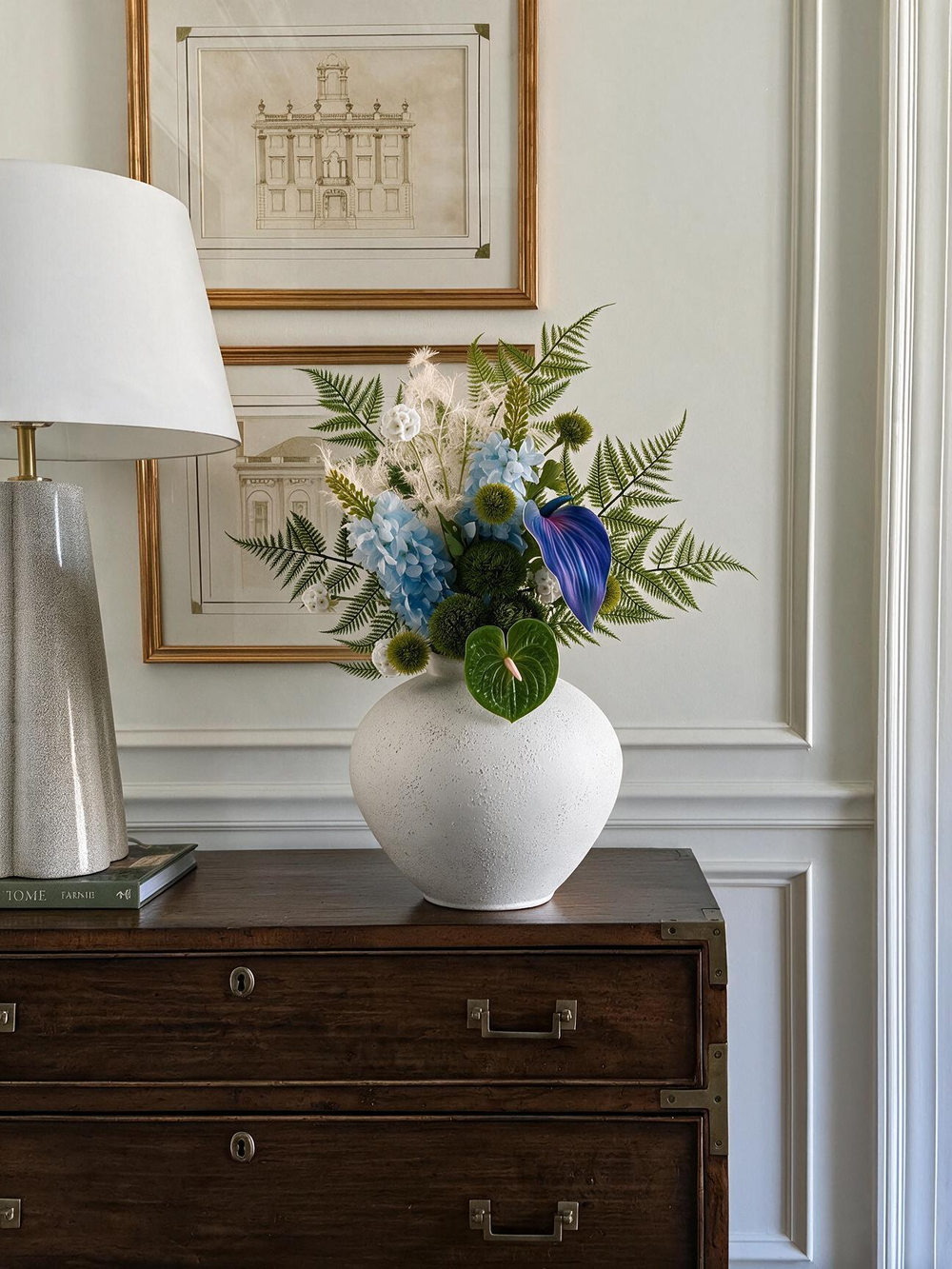Entryway floral inspiration