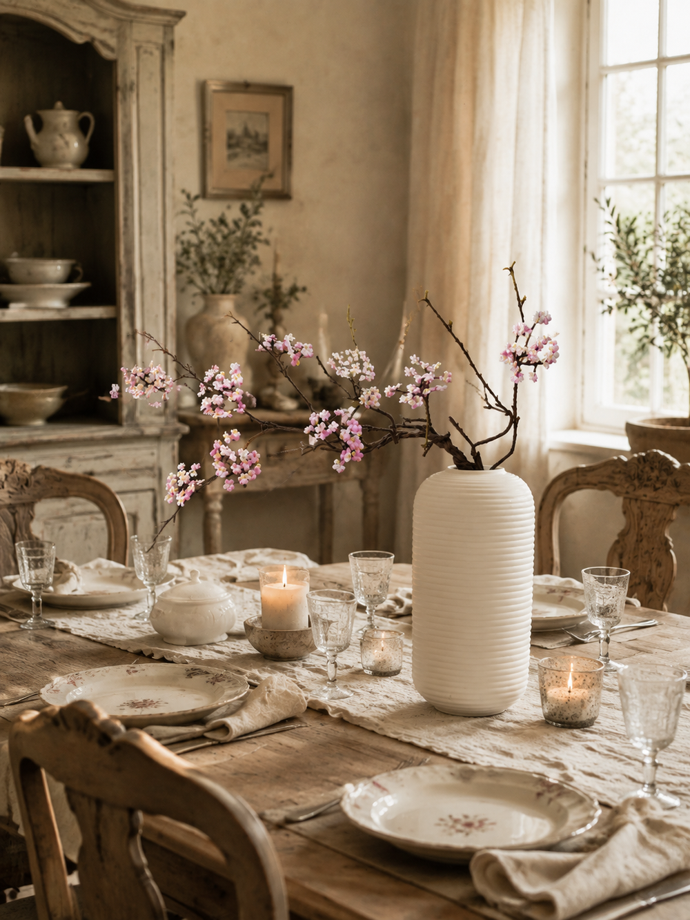 Dining table floral inspiration