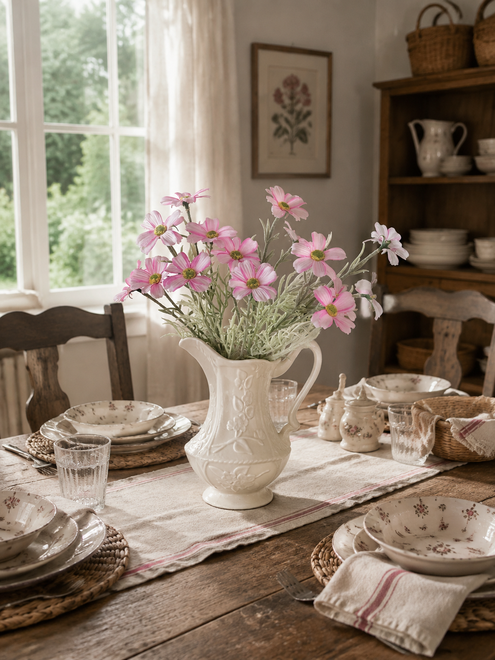 Dining table floral inspiration