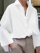 Casual Long Sleeve Commuter Blouse