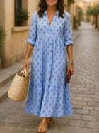 Casual Long Sleeve Maxi Shirt Dress