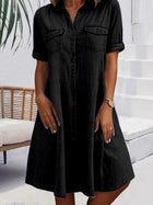 Casual Mid-Sleeve Comfortable Mini Dress