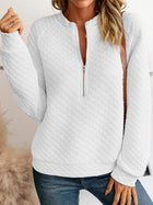 Casual Zipper Stand-Collar Hoodie