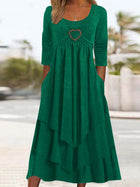 Elegant Romance Tiered Maxi Dress