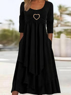 Elegant Romance Tiered Maxi Dress