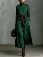 Elegant High-Neck Maxi Dress