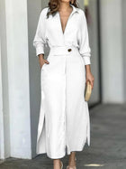 Elegant Tie Waist Maxi Dress