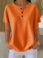 Essential Everyday Waffle Weave Top