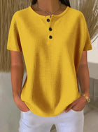 Essential Everyday Waffle Weave Top