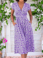 Everyday Elegance Boho V-Neck Midi Dress
