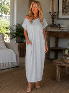 Everyday Style Elegant Off-Shoulder Maxi Dress
