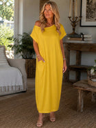 Everyday Style Elegant Off-Shoulder Maxi Dress