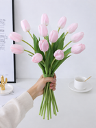 Blush Pink Tulip Faux Floral Arrangement