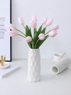 Blush Pink Tulip Faux Floral Arrangement