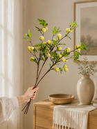 Frosted Fig Branch Faux Greenery Arrangement