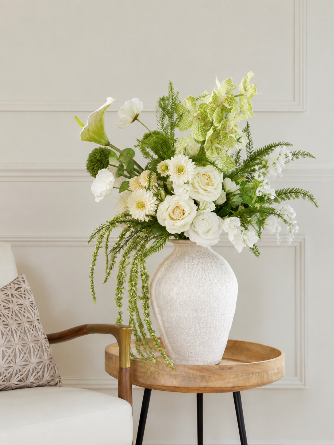 Garden Style Faux Floral Arrangement