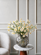Garden White Daisy Faux Floral Arrangement