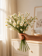 Garden White Daisy Faux Floral Arrangement