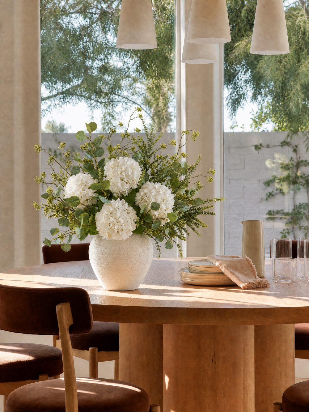 Dining table floral inspiration