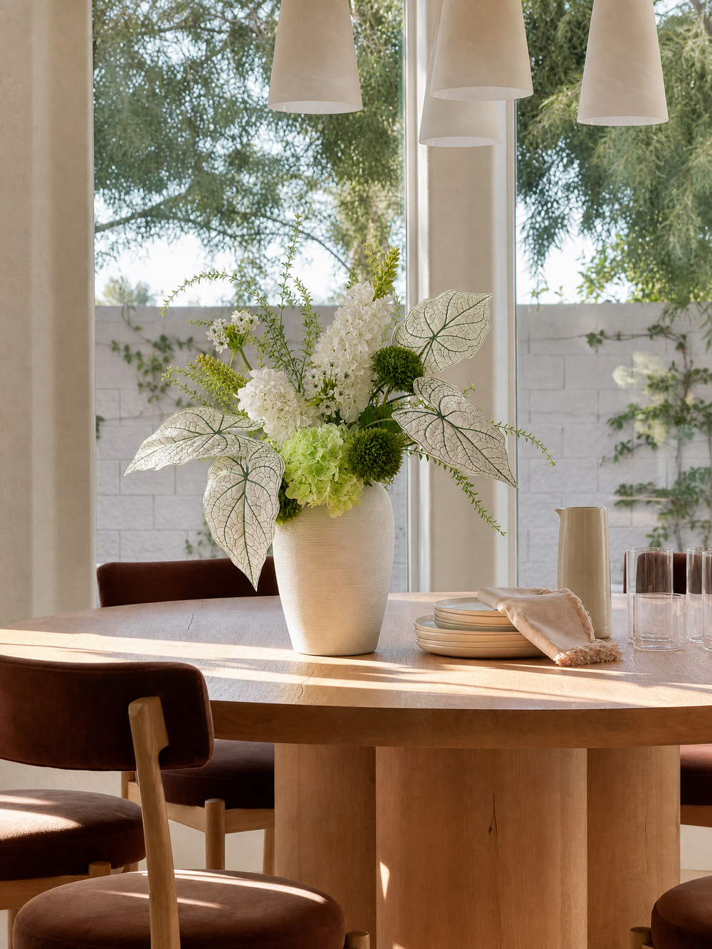Dining table floral inspiration