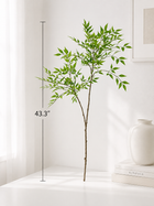 Green Nandina Faux Botanical Arrangement