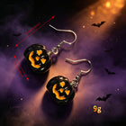 Halloween Glow-in-the-Dark Pumpkin Earrings