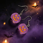 Halloween Glow-in-the-Dark Pumpkin Earrings