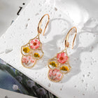 Handmade Blue Forget-Me-Not Earrings