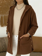 Hooded Corduroy Jacket