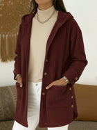 Hooded Corduroy Jacket