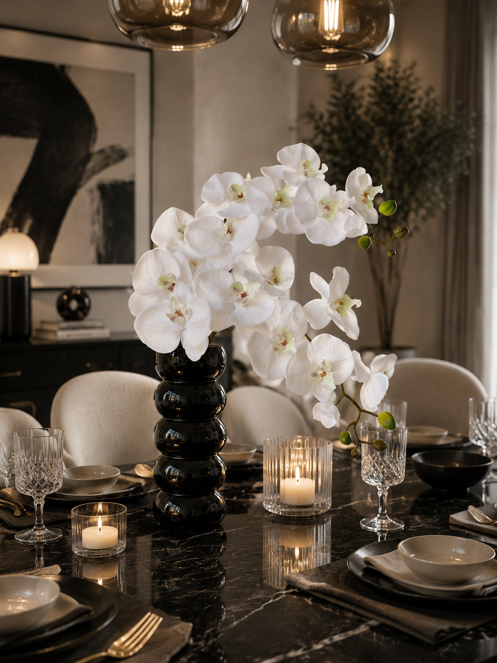 Dining table floral inspiration