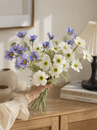 Lavender & White Cosmos Faux Floral Arrangement