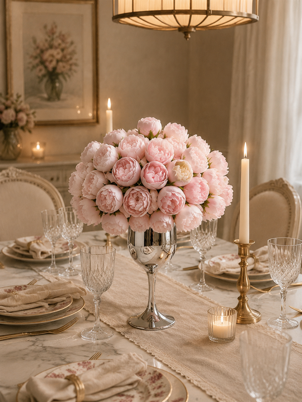Dining table floral inspiration
