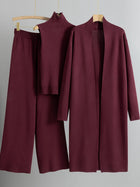 Luxury Three-Piece Knitwear Set