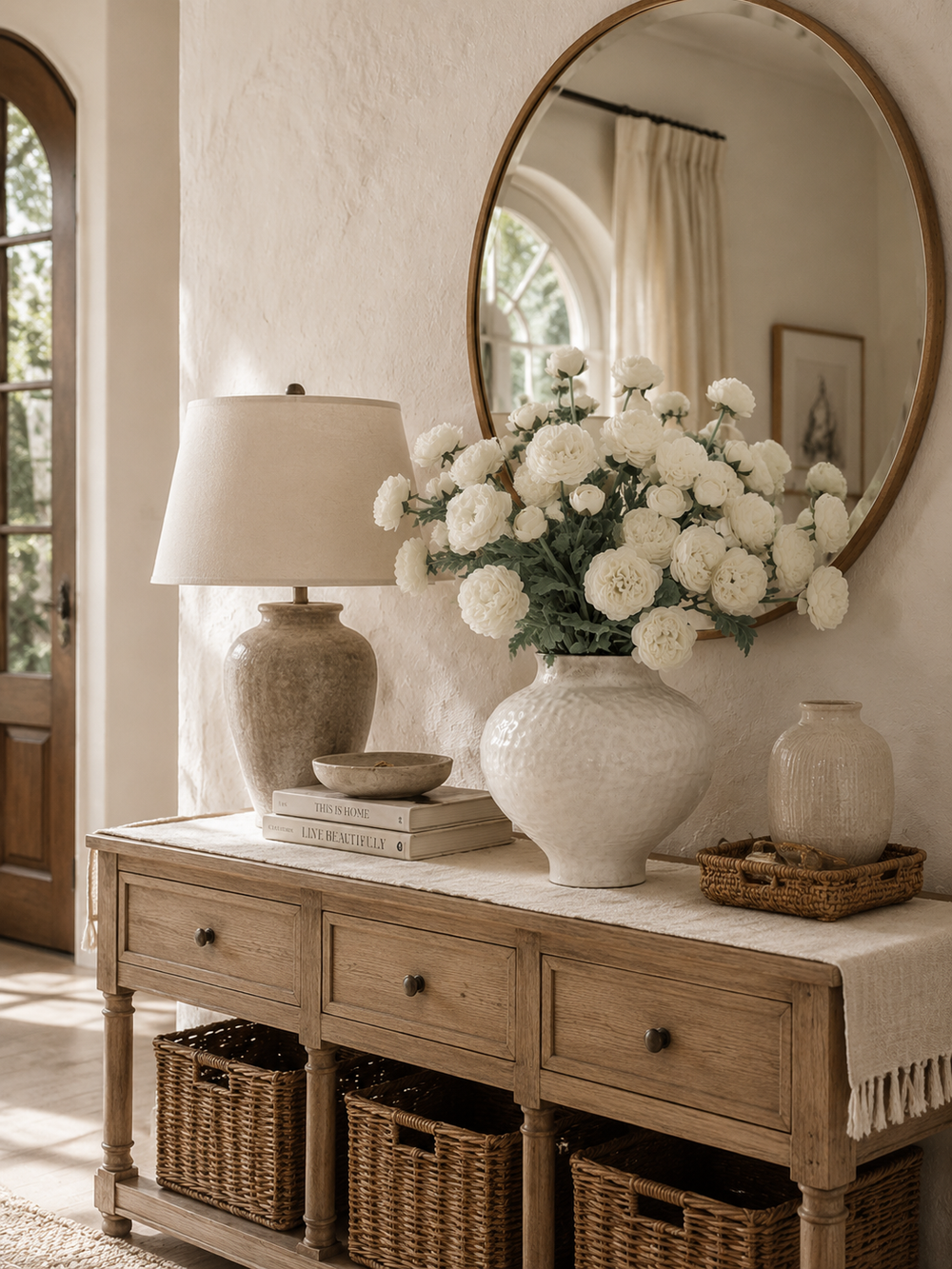 Entryway floral inspiration