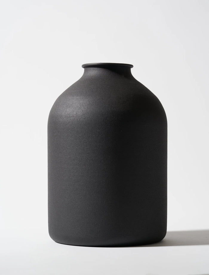 Minimalist Black Ceramic Vase