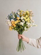 Multicolor Daisy Faux Floral Arrangement
