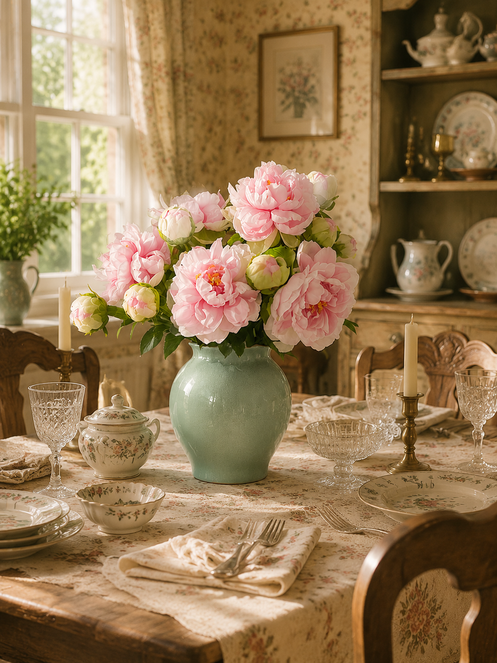 Dining table floral inspiration