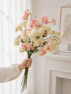 Pink & White Cherry Blossom Faux Branch Arrangement